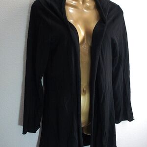 Coldwater creek roll trim fly away cardigan sweater size M  NWTS